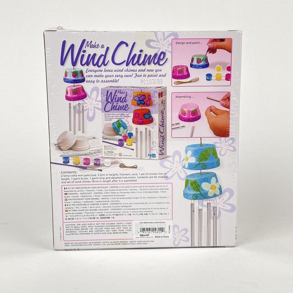 New Sealed MAKE A WIND CHIME Craft Kit by 4M  Ages 8+ Children Kids Fun Project - Picture 4 of 7